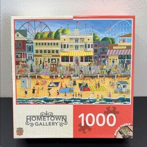 On the Boardwalk 1000 piece jigsaw puzzle Hometown Gallery Series 🔴2/$25🔴